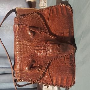 Vintage Alligator brown bag